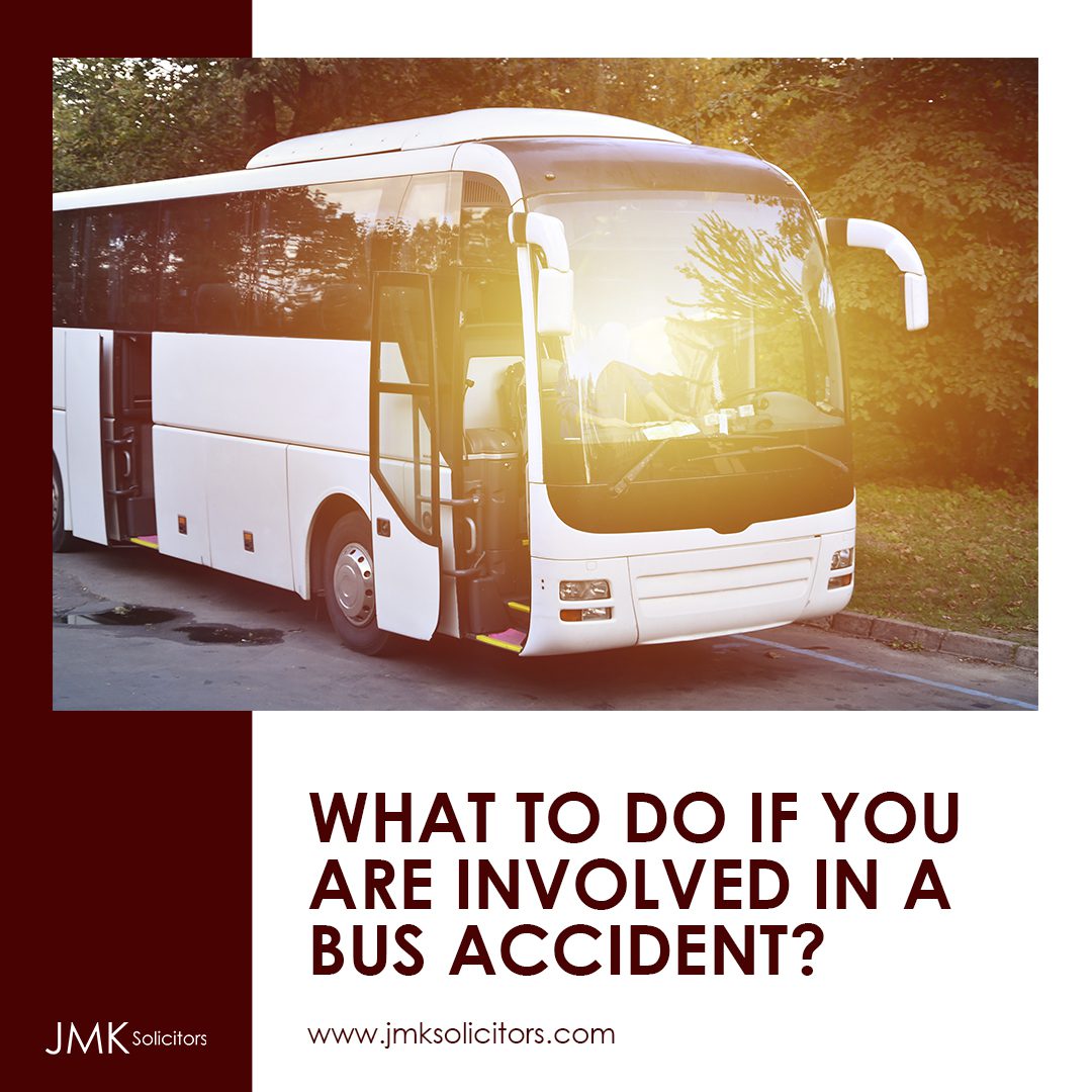 INVOLVED IN A BUS ACCIDENT