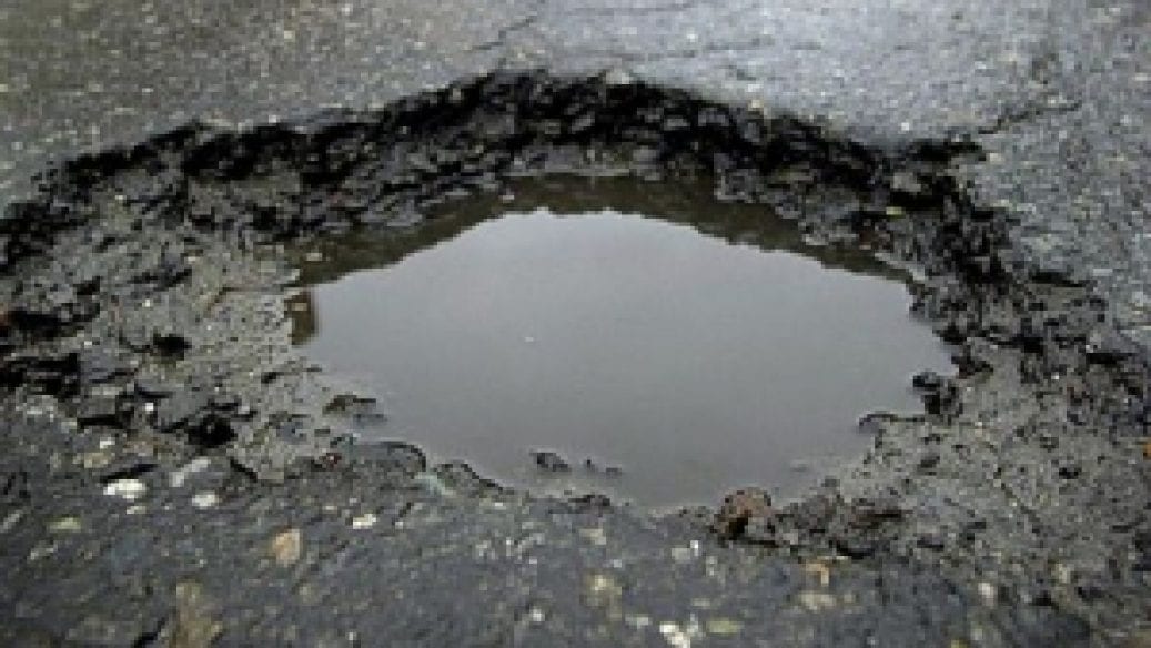 pothole damage