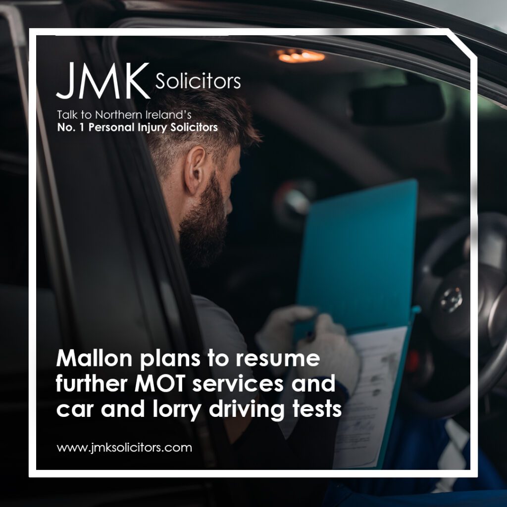 DVA resuming MOT and driving tests in Northern Ireland with safety measures