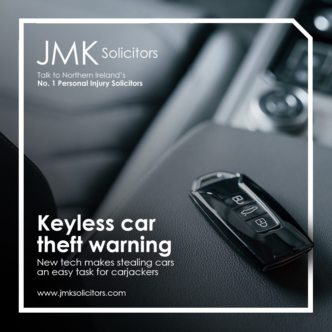 Car thief using technology to steal a keyless car