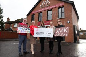 JMK Solicitors and CRASH Services donate 60k to PIPS charity