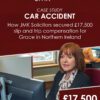 JMK Solicitors secure £17,500 slip and trip accident compensation for client Grace in Northern Ireland