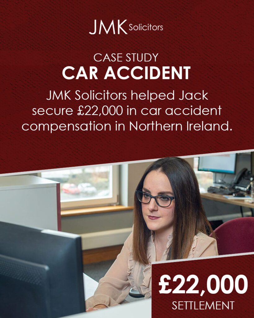 Taxi driver wins £22,000 car accident compensation with JMK Solicitors in Belfast, Northern Ireland