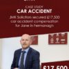 JMK Solicitors secure £17,500 car accident compensation for Jane in Fermanagh, Northern Ireland